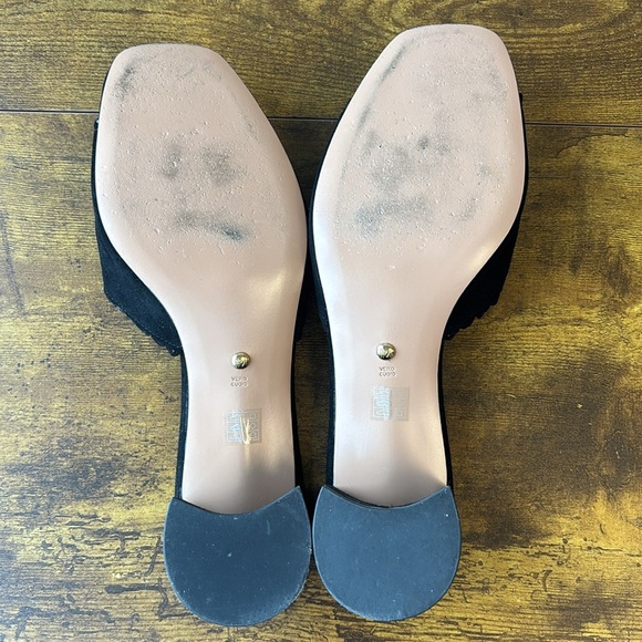 Pelle Moda Rayna Black Suede Heels 9 - Picture 8 of 10